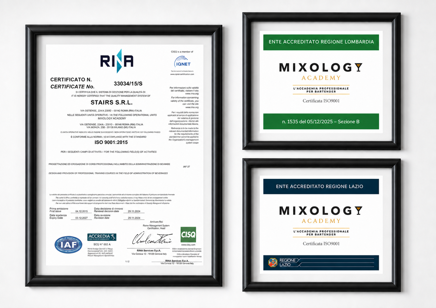 Corsi Barman Riconosciuti Certificati